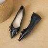 W828-33 Temperament 2025 New Xiaoxiangfeng Pointed Single Shoes Women Shallow Mouth One Pedal Ladyshoes Women