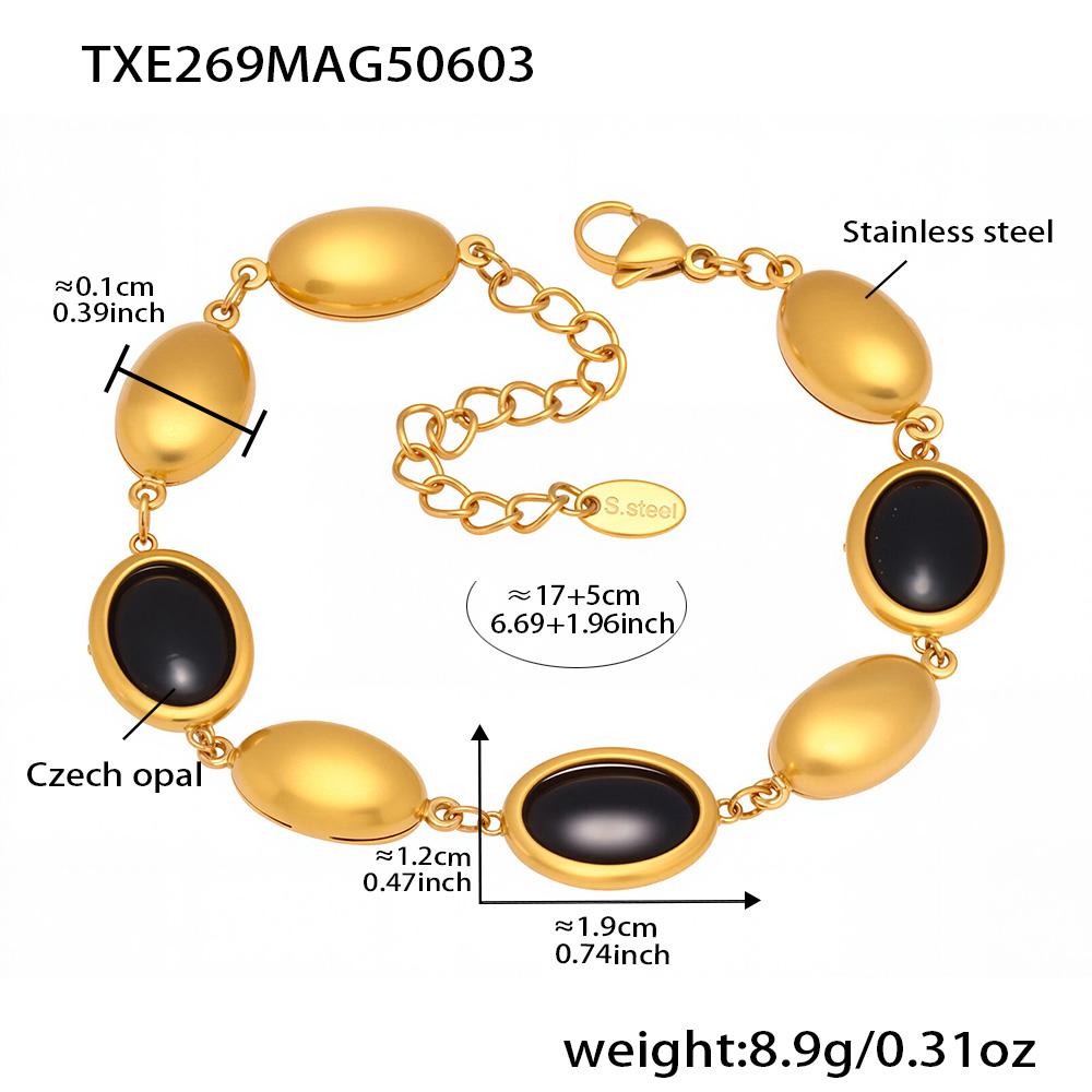 Уникальное ожерелье, браслет, серьги из нержавеющей стали с разноцветным опалом, matching браслеты, висячие серьги для женщин