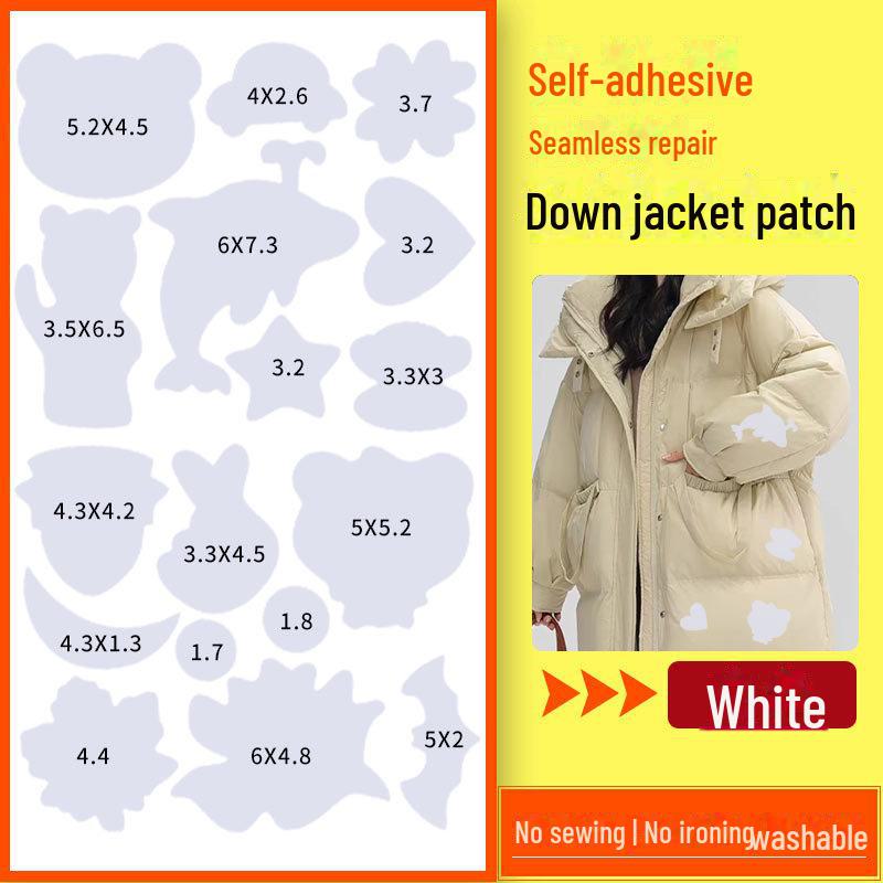 Самоклеящиеся заплатки для ремонта пуховиков с героями мультфильмов — стильные, долговечные и экономичные