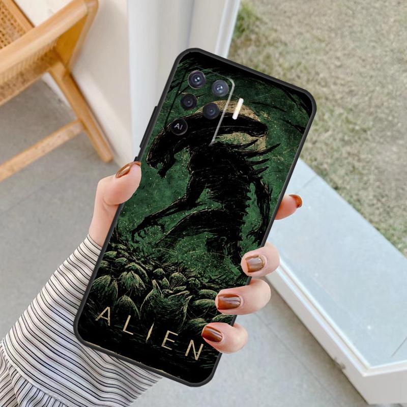 Чехол 'Инопланетное Хищник' для Oppo A60 A80 A40 A17 A57 A77 A74 A54 A94 A78 A98 A18 A38 A58 A96 A76 A16 A15 A5 Pro