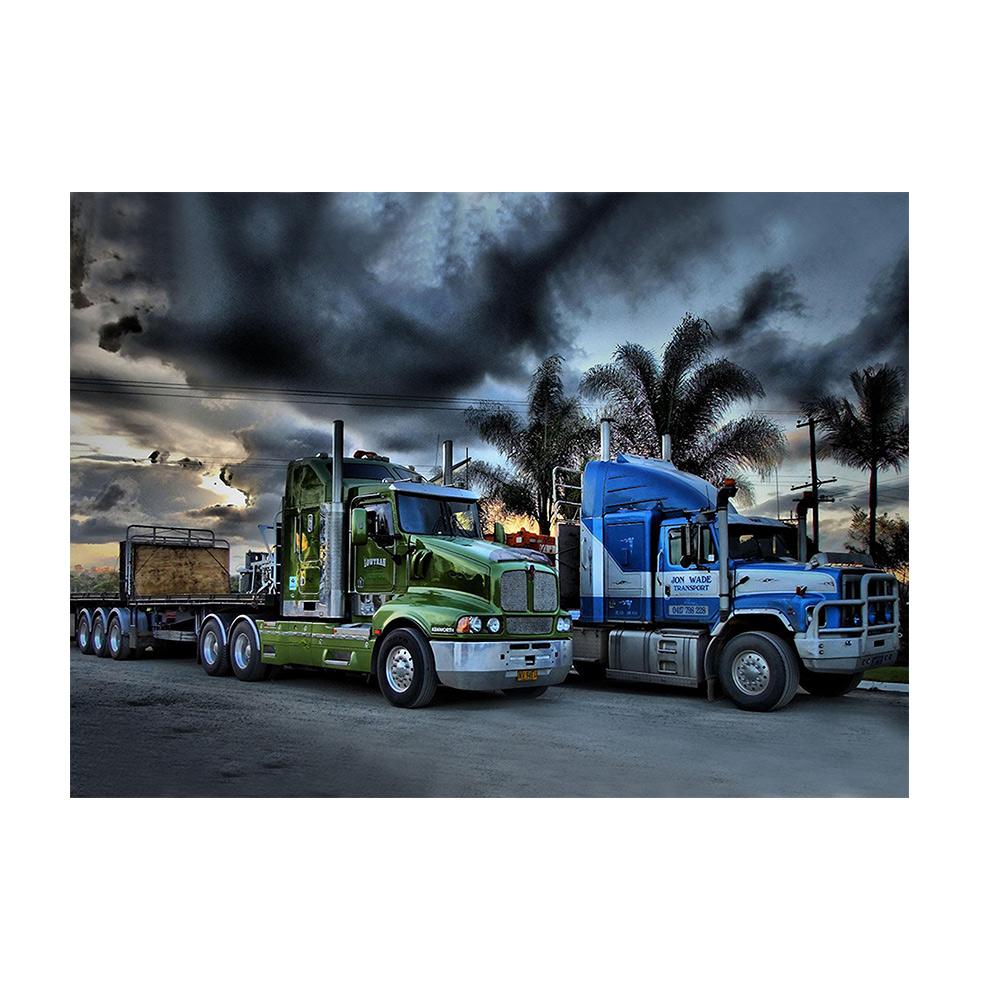 Квадратная алмазная картина «Марсельский грузовик», рисунок, используемый для украшения дома, картина «сделай сам», ручная работа, полный алмаз, полный алмаз