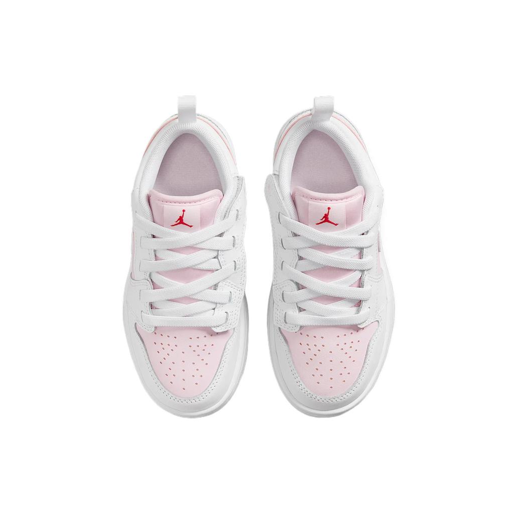 Кроссовки Air Jordan 1 Low ALT PS Pink Foam Kids Fire-Red White DR9748-608