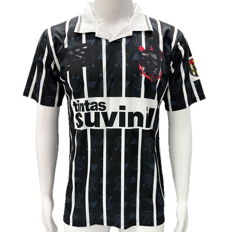 Ретро-футболка Corinthians на выезд, с коротким рукавом, 1995 г.
