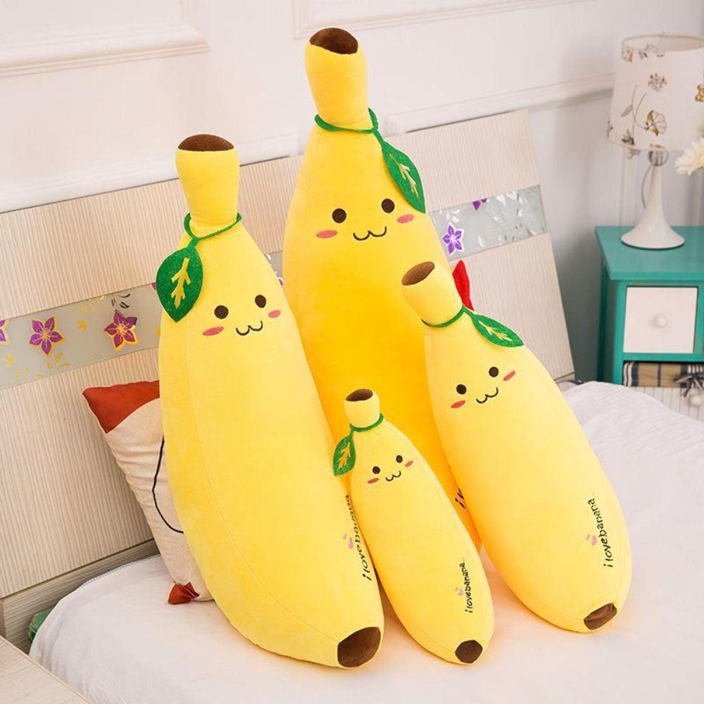 Stuffed Toys Plush Plants Fruit Plush Doll Banana Plush Toy Banana Stuffed Toys Fruit Plush Pillow