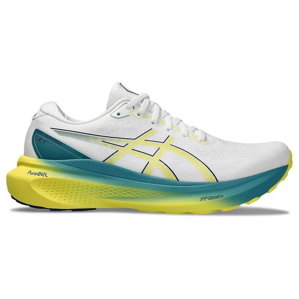 Asics Gel Kayano 30 White Bright Yellow Men Sneakers 1011B548-101