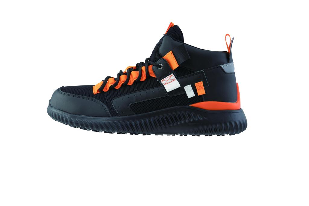 Safety Shoes Work Shoes 85156 Safety Shoes Stabilizer Mesh Shock Absorption Black Cm 3E [Xebec] 30.0