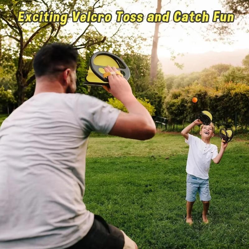 Outdoor Parent Child Interactive Throw Catch Ball Toy Multi Player Fitness Hand Toss Game