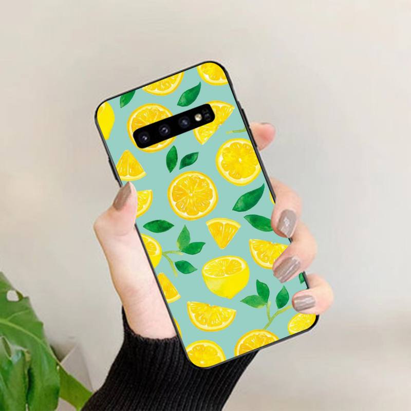 Летние зеленые листья фрукты лимон Чехол для телефона для Samsung A51 A30s A52 A71 A12 для Huawei Honor 10i для OPPO vivo Y11 чехол