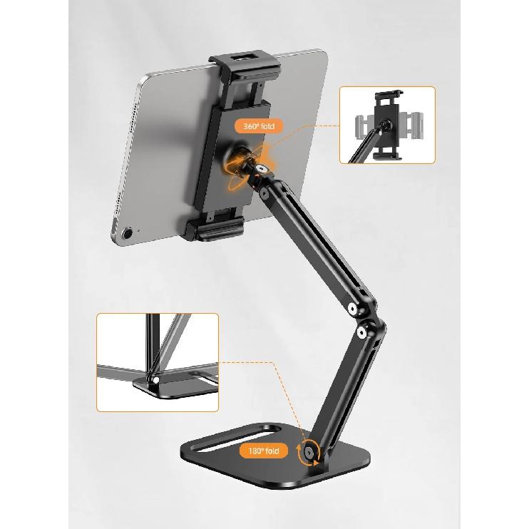 UPERFECT Adjustable Portable Monitor Stand Holder for 7-18.5" Laptop Gaming Desktop Clamp Stand Phone External Vertical Screen