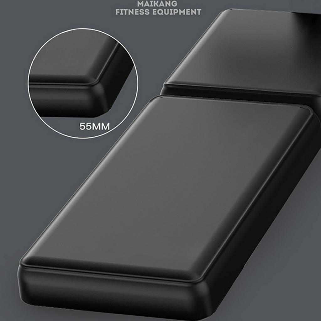 Черная складная регулируемая скамья для пресса, наклонная скамья для домашнего спортзала, доска для скручиваний, тренировка мышц живота, силовое оборудование для тренировок