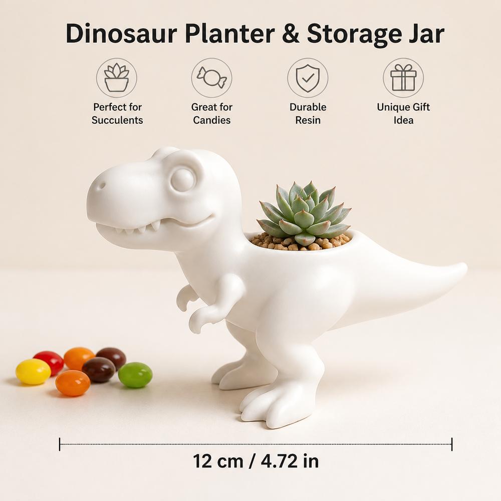 Resin Mini Potted Planter Small Succulent Flower Pot New Funny Plant Planter Home Decor