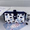 Canvas Pencil Case Large Capacity Pen Box Cartoon Stationery Bag  Gift