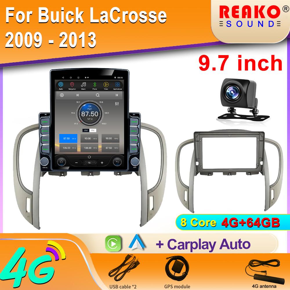 9,7-дюймовый вертикальный экран Tesla Android автомобильное радио для Buick LaCrosse 2009 - 2013 GPS навигация мультимедийный плеер Carplay 2din