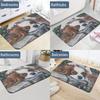 Charming Cavalier Spaniel Art Doormat - High-Quality Non-Slip Mat, Beautiful Dog Painting Design, For Pet Lovers