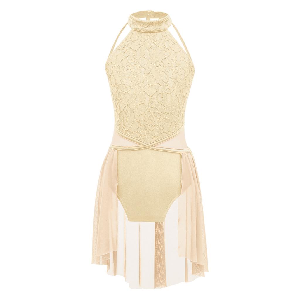 Детское танцевальное платье без рукавов для девочек, модные лирические платья для современного танца, одежда для балерины, балета, сценического выступления