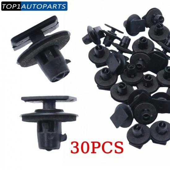 30x Rocker Panel Moulding Clip W/Sealer For Nissan Altima Maxima 370Z Juke ARIYA