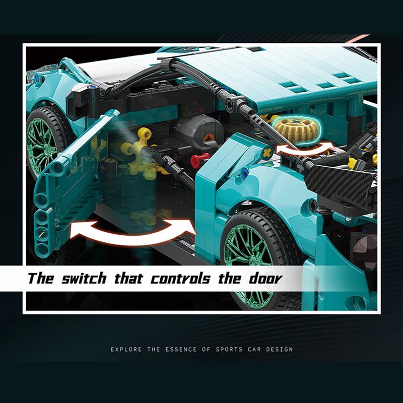 Технический эксперт, знаменитый спортивный автомобиль, строительные блоки, модель скоростного гоночного автомобиля, кирпичи в сборе, игрушки, праздничный подарок для друзей