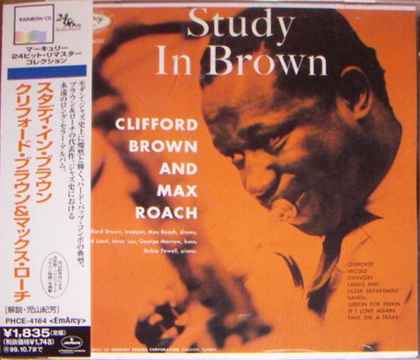 CD CLIFFORD BROWN MAX ROACH Study In Brown PHCE4164 MERCURY 1997 Япония ObiJazz Б/у