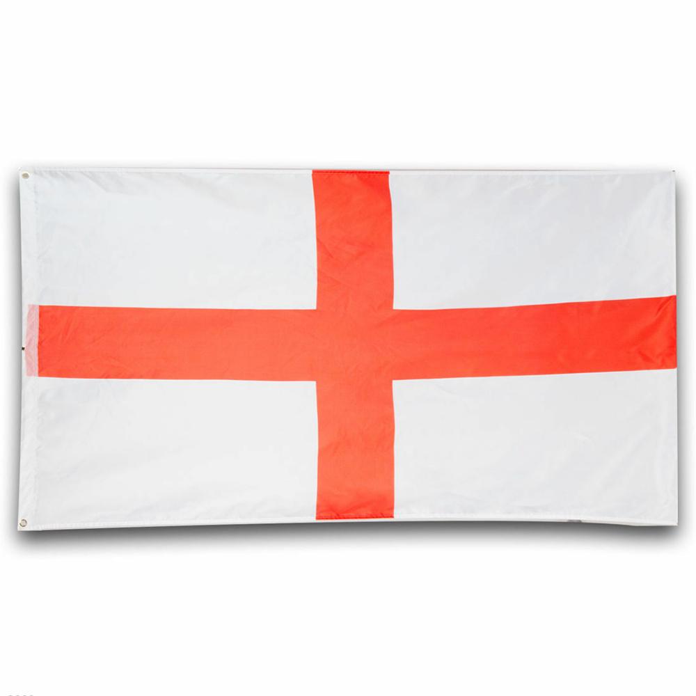 New 3*5ft England Flag St George Cross Flags English Eyelets Football Rugby Day