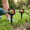 2Pcs Roller Wheel Garden Hose Guide Stake Ground Spike Lawn Hose Holder Water Pipe Guide  Flower Bed
