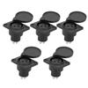 5Pcs 3pin XLR Waterproof Female Chassis Panel Plug Audio Socket for Power Microphone Connector