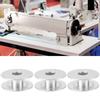100pcs Aluminum Bobbins Empty Spool for Flat Sewing Machine Parts