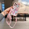Совместимо с чехлом для iPhone iPhone 17 Pro Max, 13/14 Plus, можно носить через плечо на модных длинных ремешках для женщин 15/16