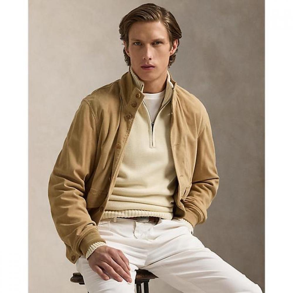 Polo Ralph Lauren Мужской хлопковый свитер на молнии quarter zip Mnposwe16822188101