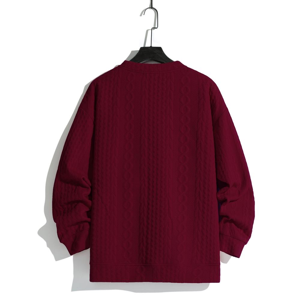 Men's Pullover Sweater Autumn and Winter New Fashion Trend Knitwear Top