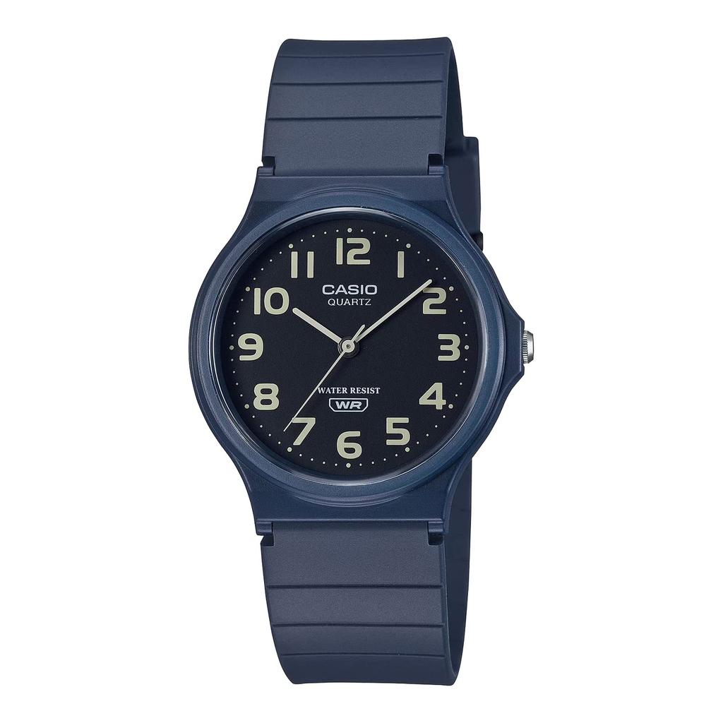CASIO Analog Cheap Casio Urethane Matte Overseas Model Watch, MQ-24UC-2B, Strap, Unisex, Navy