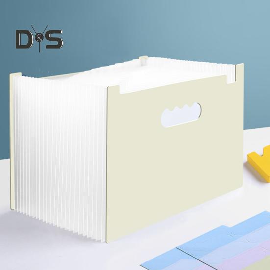 Папка-аккордеон с 25 карманами, водонепроницаемый расширяемый органайзер для документов с цветными этикетками, вертикальный органайзер для хранения документов для домашнего офиса