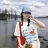 Plus-Size Pure Cotton White Short-Sleeve T-Shirt for Women, Summer Design, Niche Style, Loose Fit, High Street, Extra Large Size 150kg Top