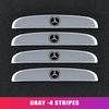 FA02Car Door Bumper Strip Rubber Anti-collision Protector Stickers For Mercedes Benz W202 W212 W126 W140 W168 W177 CLS GLE GLC GLS