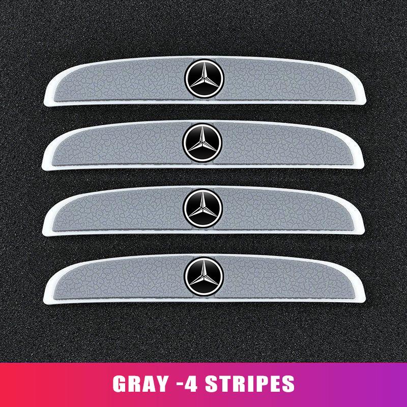 FA02Car Door Bumper Strip Rubber Anti-collision Protector Stickers For Mercedes Benz W202 W212 W126 W140 W168 W177 CLS GLE GLC GLS