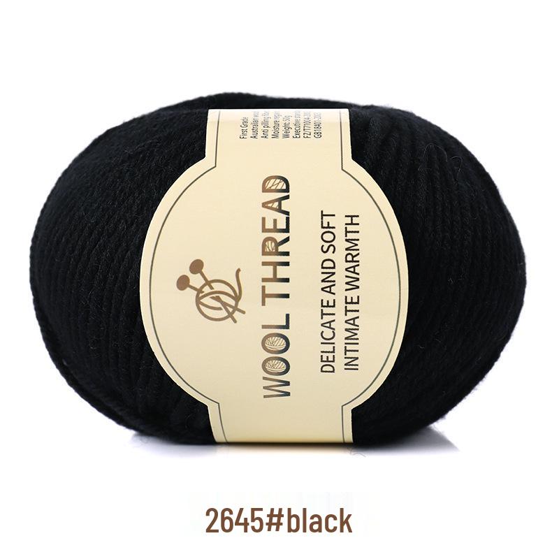 Пряжа из кашемировой шерсти средней толщины для вязания вручную детских шарфов и свитеров, со спицами.