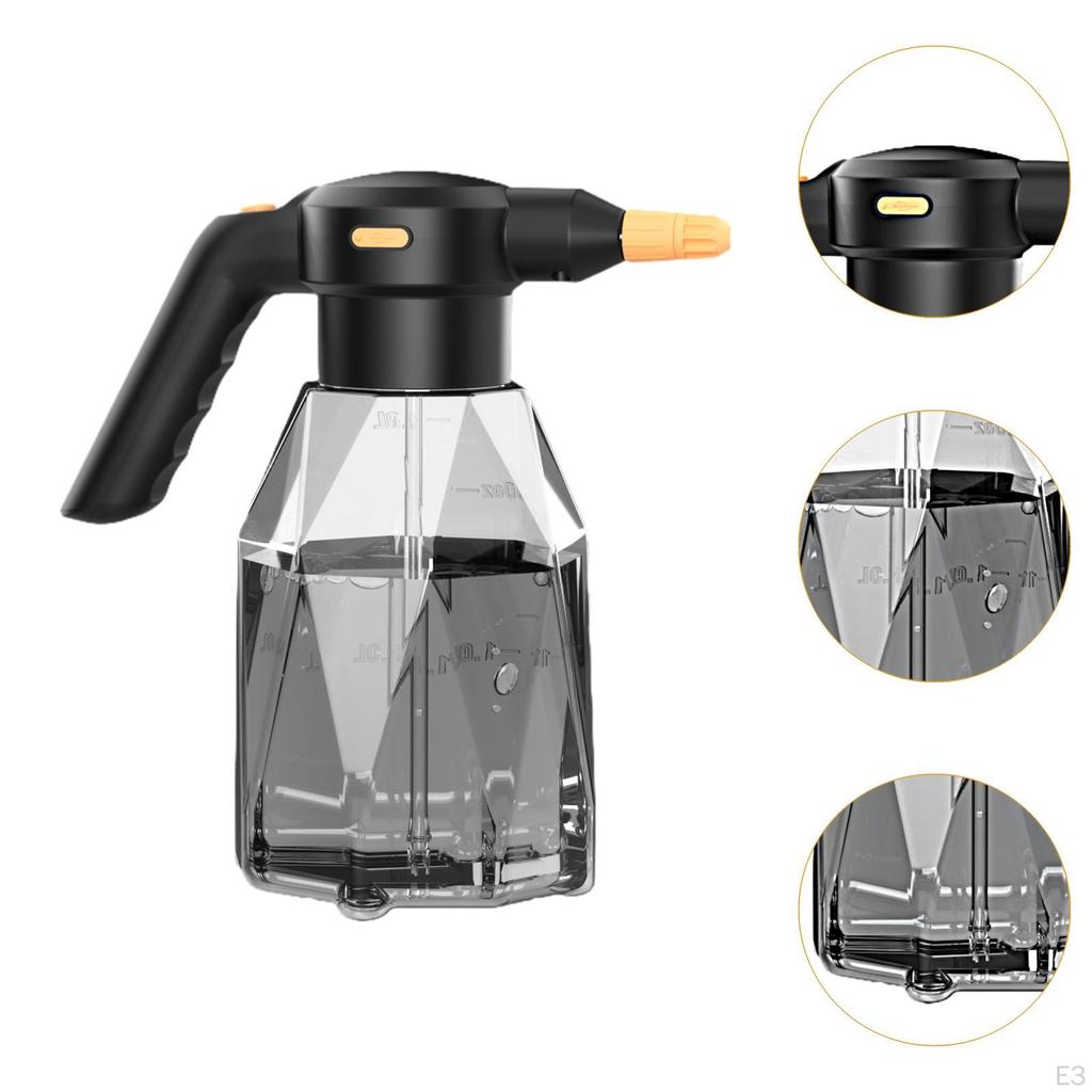 2-литровая электрическая лейка, распылитель пены, автомойка, 14 х 27 см, для мытья окон