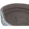 Panier pour chien - TRIXIE - Jimmy Look - Ovale - 55×45 cm - Gris clair/gris foncé