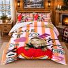Roxy Dekker Pattern Bedding 3Pcs Set Bed Sheet And Pillowcases For Indoor Bedroom