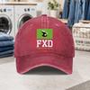 FXD Washed Baseball Cap  Adjustable Lightweight Duckbill Hat for Parties Gatherings Fashion  Outdoor