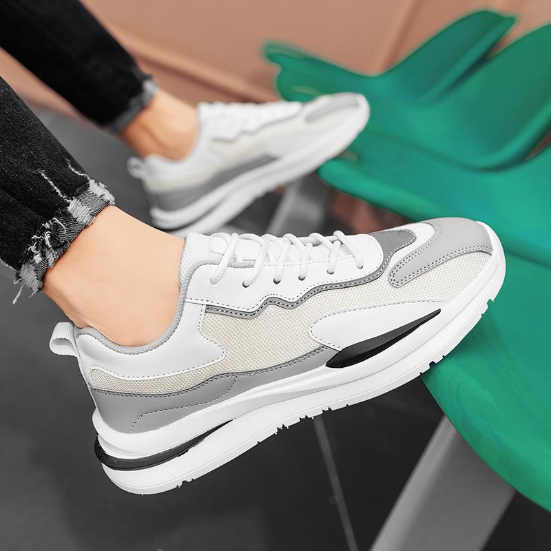 Классические мужские кроссовки для ходьбы на шнуровке, мужские кроссовки для бега на мягкой подошве, удобные повседневные мужские кроссовки