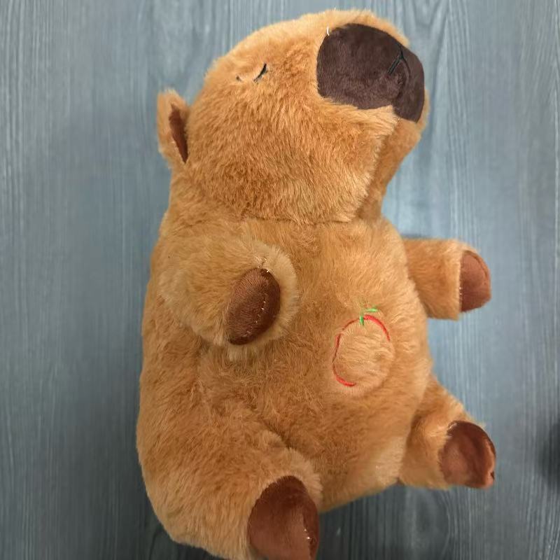 New Breathing Otter Plush Toy with Music & Light, Soft Cuddly Stuffed Animal, Soothing Companion for Kids, Cute Gift for Girls