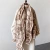 Women Winter Cashmere Scarf  Floral Pashmina Luxury Brand Shawls and Wraps Bufanda Hijab Travel Stoles Echarpe Warm Blanket