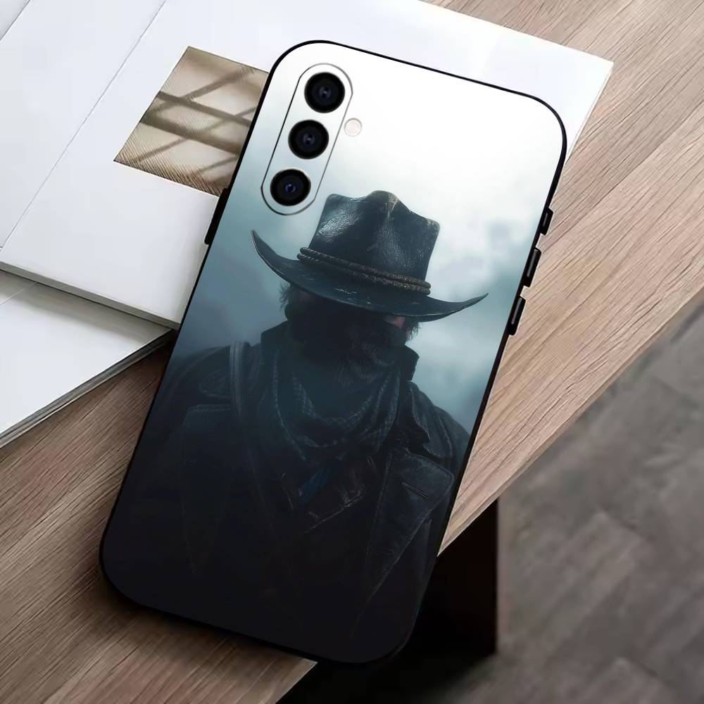 RDR2-Артур Морган Чехол для телефона для Samsung Galaxy A73, A72, A71, A70, A53, A52, A51, Мягкий силиконовый черный чехол