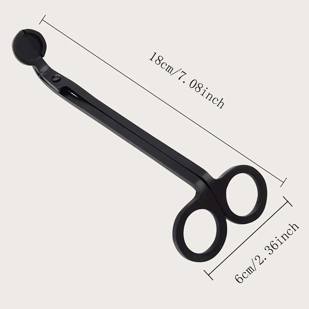 1pc-Candle Wick Trimmer Black Controllable Candle Tools Electroplating Technology Candle Cutter Candle Wick Scissors Trimmer For