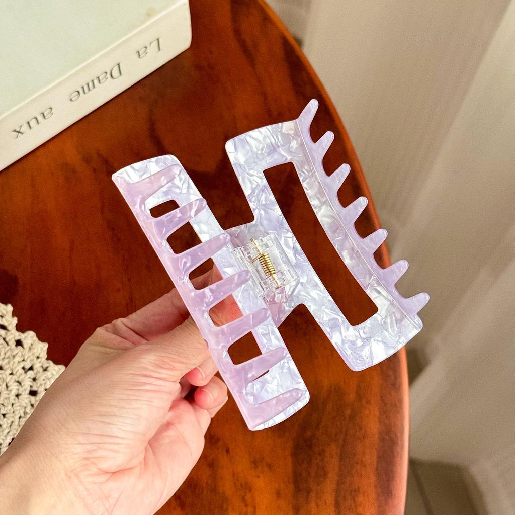 Print Delightful Fruit Acrylic Hair Claw Clips For Women Available In Various Styles Including Pineapple Watermelon And