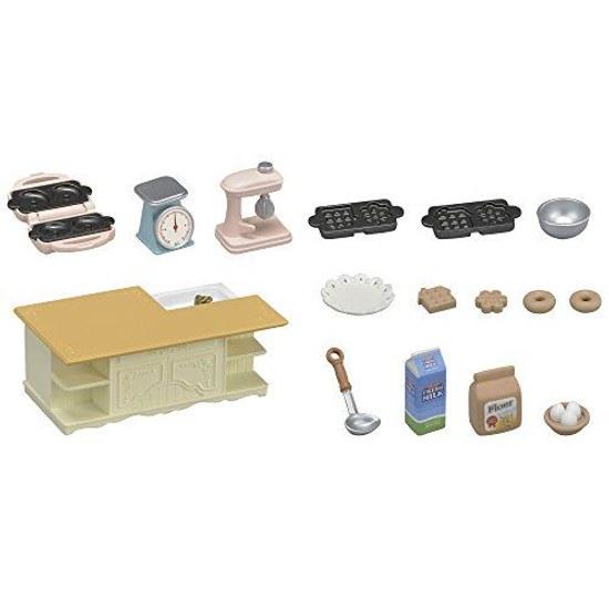 Sylvanian Families Furniture Island Kitchen C-423 ST Mark Certification Ages 3 up Toy Dollhouse EPOCH