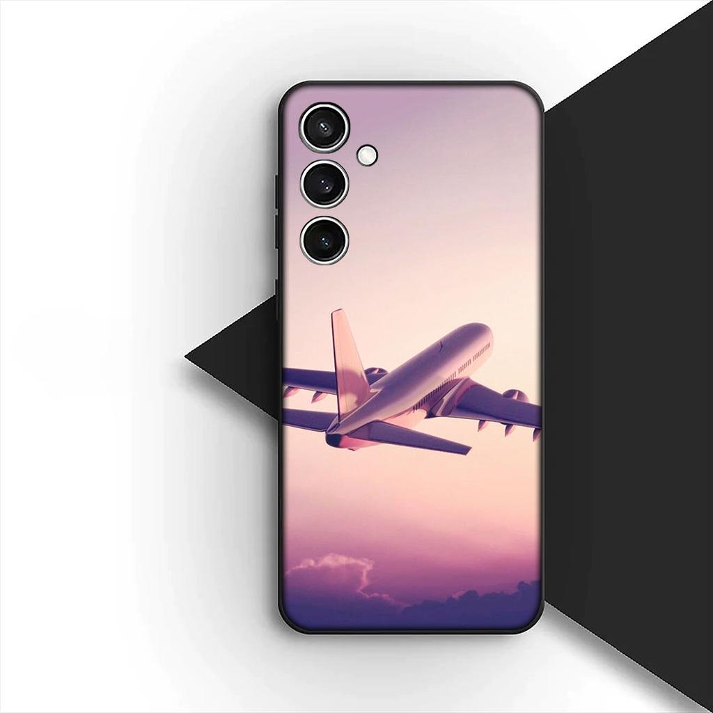Cover for OPPO A80 A18 A16 A40 A17 A15 A38 A78 A79 A54 A57 A12 A60 5G 4G Phone Case Aircraft Travel Airplane Pilot Epaulette