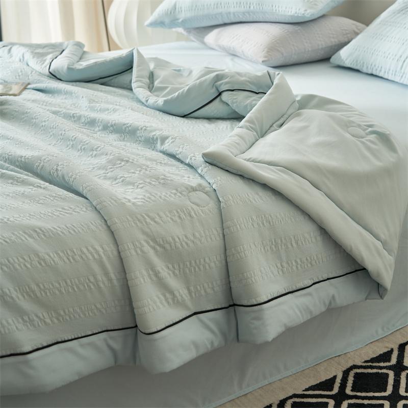 Zero-gravity Cooling Technology, Cool Naked Feeling, Seersucker Cooling Blanket, Ultra-light Breathable Cooling Fabric