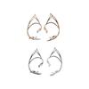 Zinc Zinc Alloy Elf Ear Clip Ear Cuff Cat Ear Hollow Ear Clips Sweet   Halloween