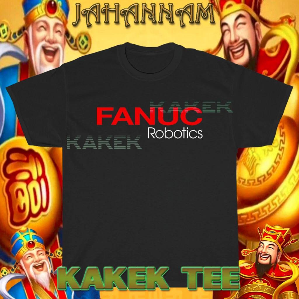New Shirt Fanuc Robotics American Logo Funny T shirt USA Size S to 5XL